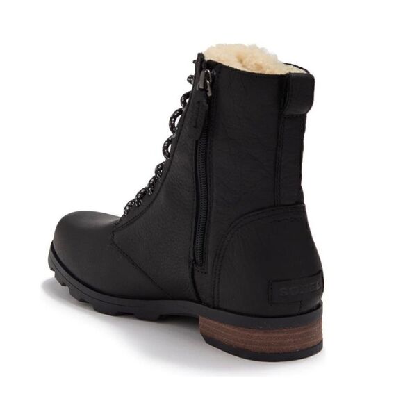 Sorel | Emelie Shearling Short Lace Up Boots - Picture 2 of 10